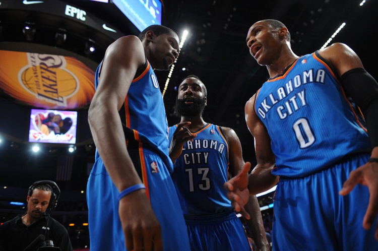 雷霆三少得分全部進(jìn)入歷史前20！他們是NBA歷史最大的如果嗎？