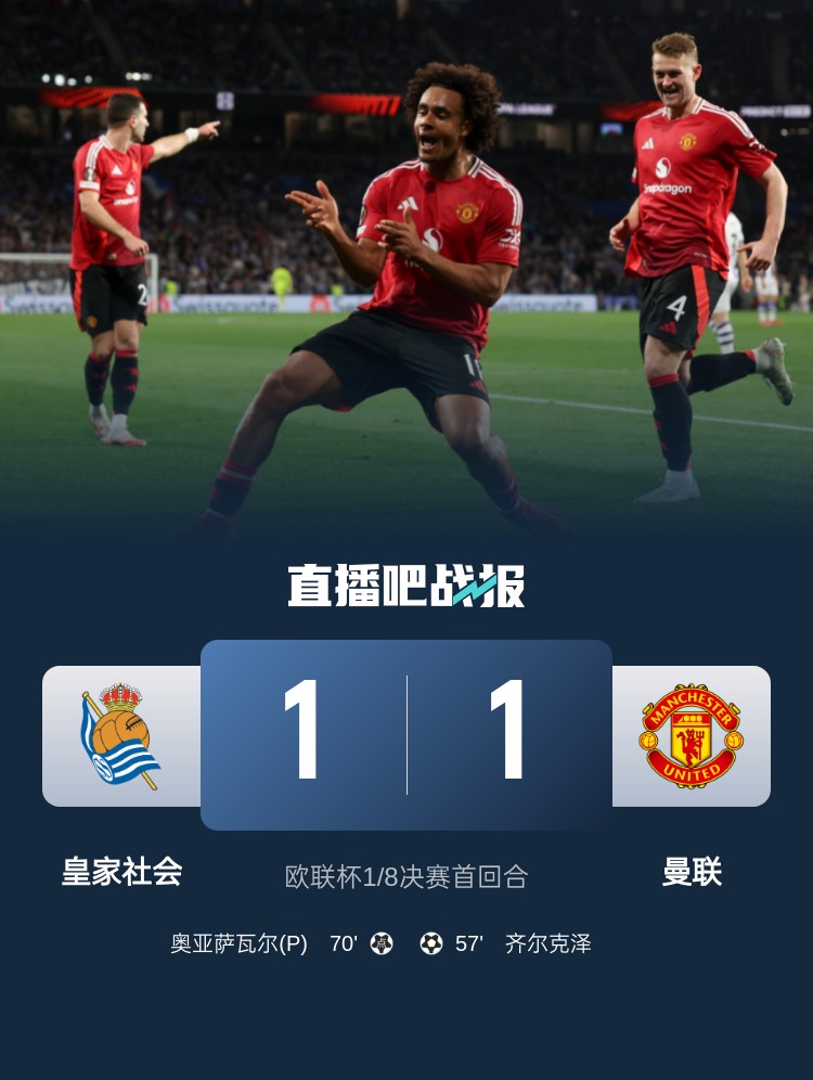 能否拿下歐聯(lián)杯？曼聯(lián)本賽季歐聯(lián)杯繼續(xù)不敗，9場5勝4平